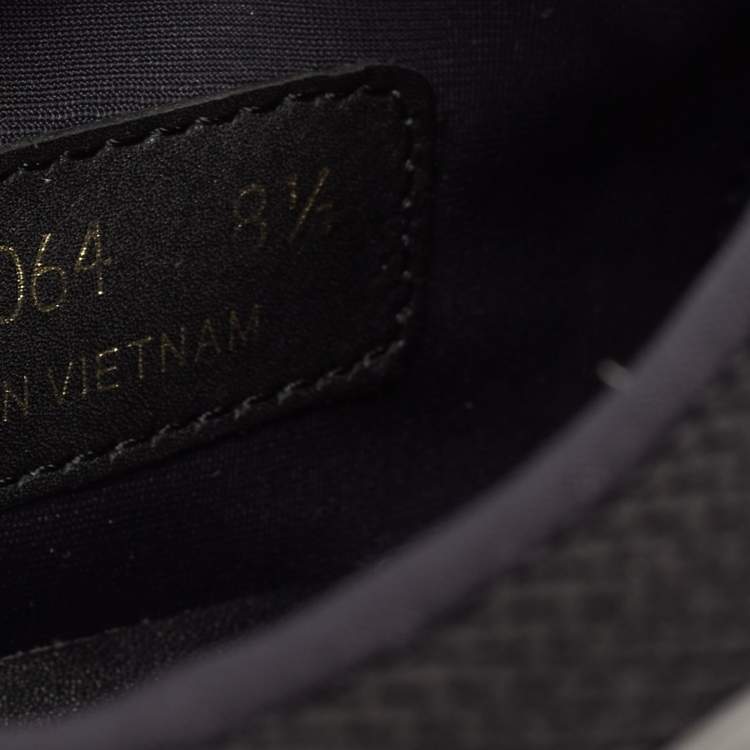 Pre Owned Prada Black  Knit Fabric And Leather Cloudbust Sneakers Size 42.5