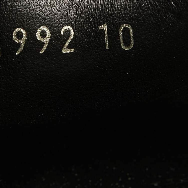 Pre Owned Prada Black Leather Scrunch Slip On Sneakers Size 44 