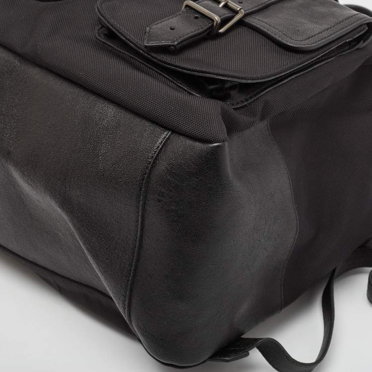 Pre Owned Proenza Schouler Black Leather and Nylon PS1 Backpack