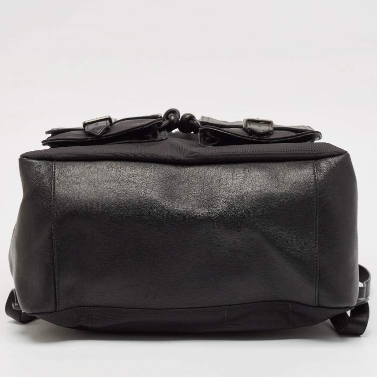 Pre Owned Proenza Schouler Black Leather and Nylon PS1 Backpack