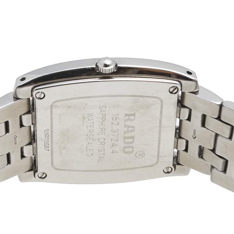 Pre Owned Rado Blue Stainless Steel Florence 152.3724.4 Men's Wristwatch 30 mm