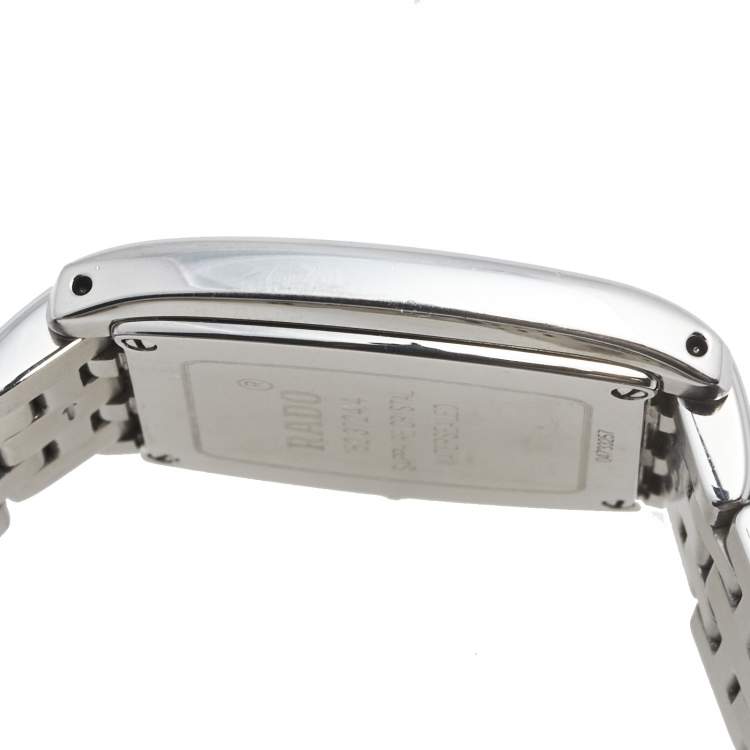 Pre Owned Rado Blue Stainless Steel Florence 152.3724.4 Men's Wristwatch 30 mm