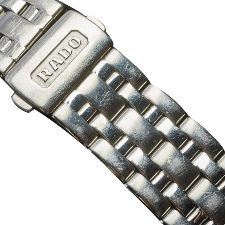 Pre Owned Rado Blue Stainless Steel Florence 152.3724.4 Men's Wristwatch 30 mm