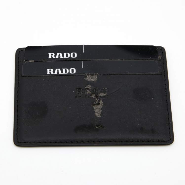 Pre Owned Rado Black Stainless Diastar Jubile 115.00625.3 Men's Wristwatch 35 mm
