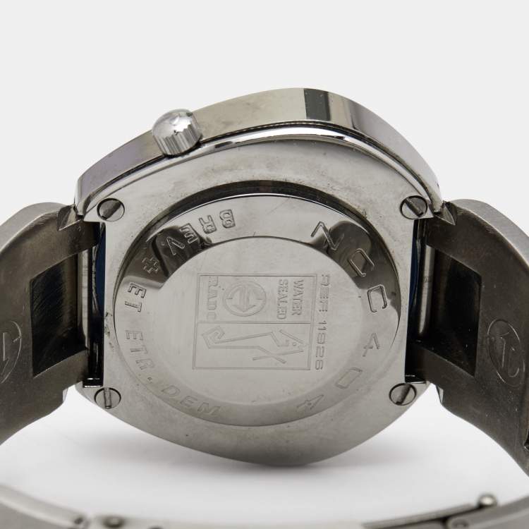 Pre Owned Rado Silver Stainless Steel Vintage NCC 404 REF.11926 Men's Wristwatch 42 mm