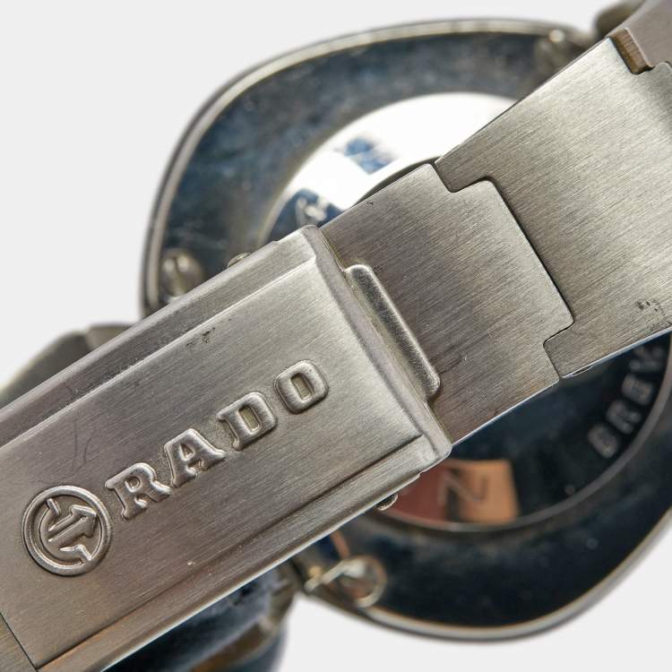 Pre Owned Rado Silver Stainless Steel Vintage NCC 404 REF.11926 Men's Wristwatch 42 mm
