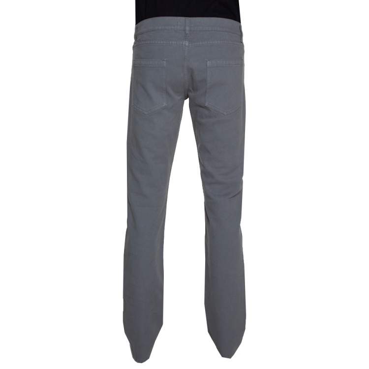 Pre Owned RAF by Raf Simons Grey Denim Regular Fit Jeans L