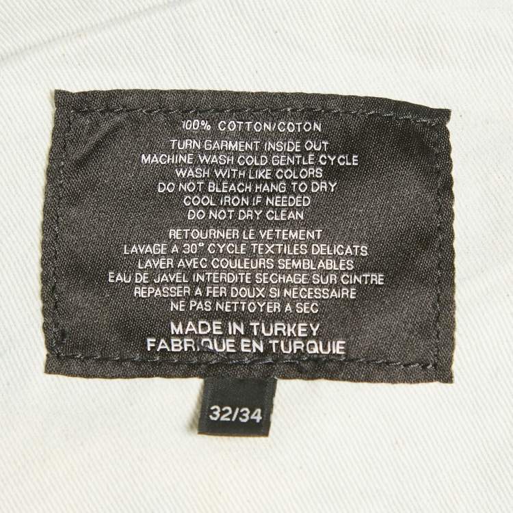 Pre Owned Ralph Lauren Navy Blue Denim Straight Fit Jeans M Waist 32"