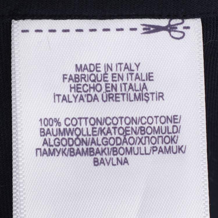 Pre Owned Ralph Lauren Purple Label Navy Blue Cotton Tailored Fit Long Sleeve Shirt XXL