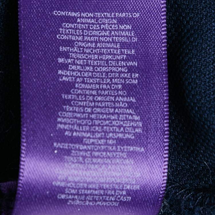مملوكة مسبقًا Ralph Lauren Purple Label Navy Blue Cotton Pique Polo T-Shirt XXL