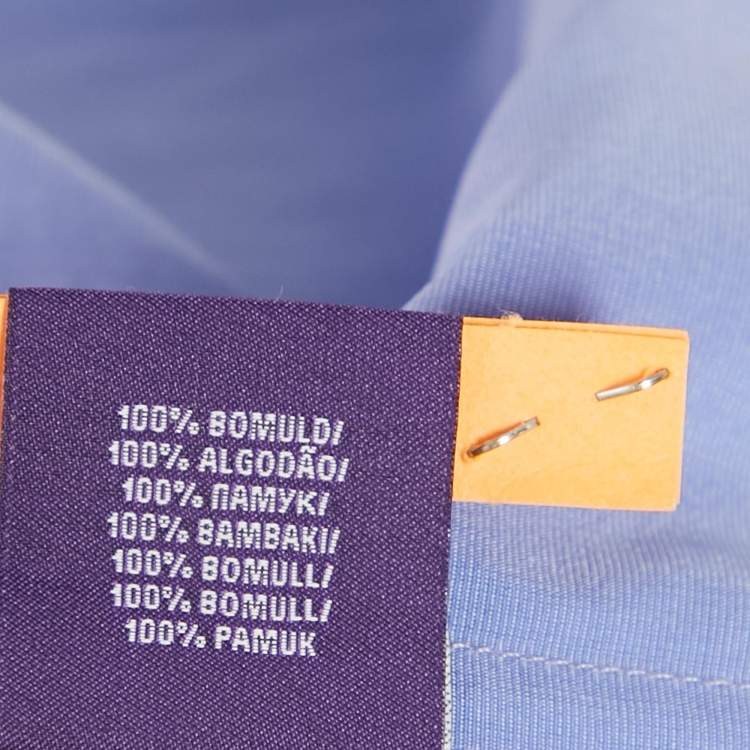 مملوكة مسبقًا Ralph Lauren Purple Label Blue Cotton Long Sleeve Shirt S