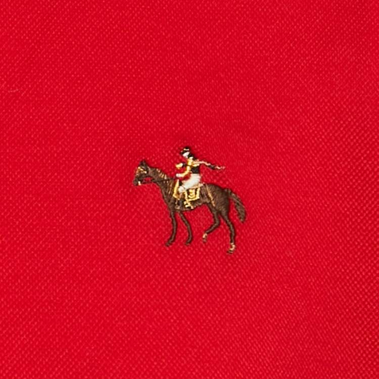 مملوكة مسبقًا Ralph Lauren Purple Label Red Cotton Pique Polo T-Shirt XXL