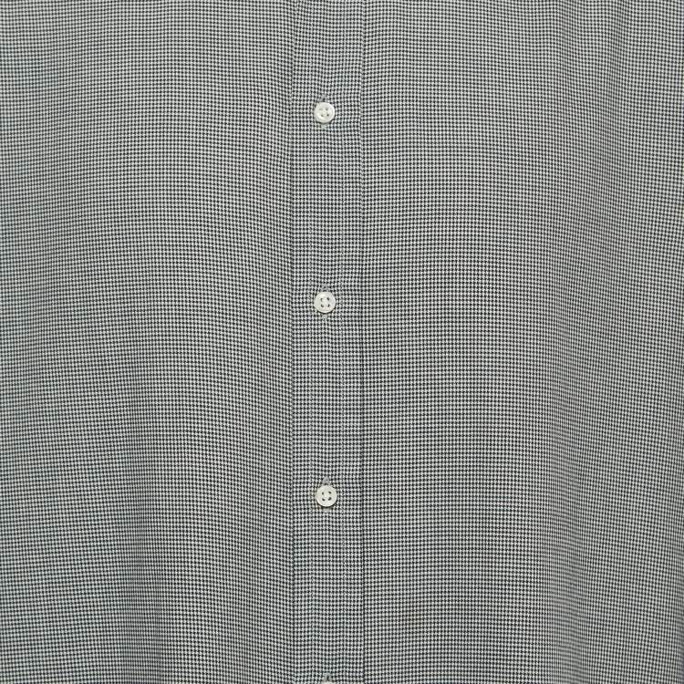 Pre Owned Ralph Lauren Black Print Cotton Button Front Full Sleeve Shirt L