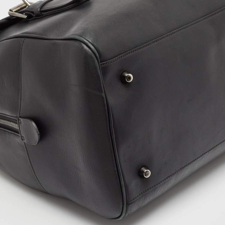 Pre Owned Ralph Lauren Black Leather Ricky 50 Weekender