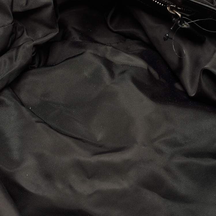 Pre Owned Ralph Lauren Black Nylon Multi Pockets Duffel Bag