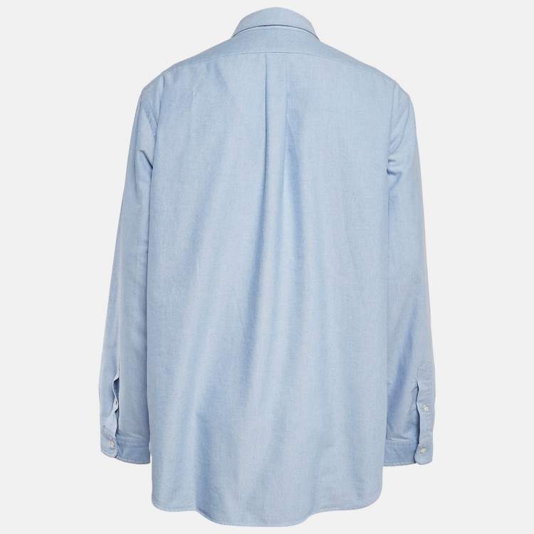 Pre Owned Ralph Lauren Blue Cotton Long Sleeve Shirt XXL