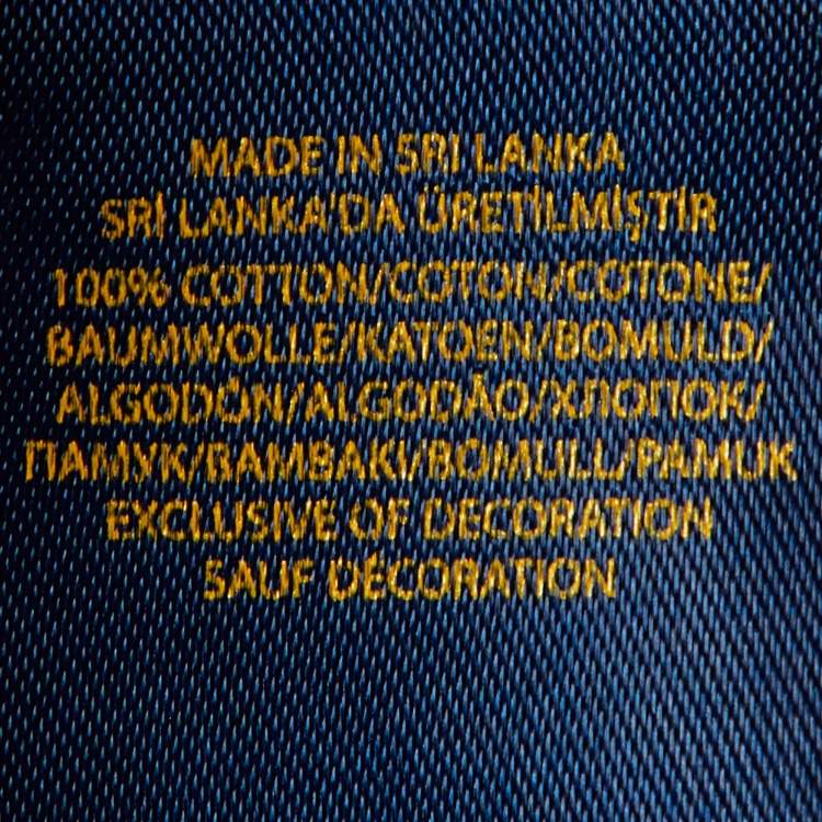 Pre Owned Ralph Lauren Light Blue Denim Button Front Shirt XL