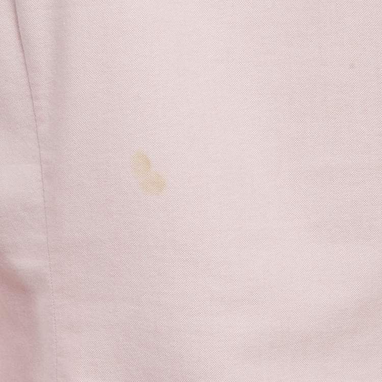 Pre Owned Ralph Lauren Pink Cotton Long Sleeve Shirt S