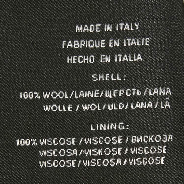 Pre Owned Ralph Lauren Grey Pin Striped Wool Regular Fit Suit XXL