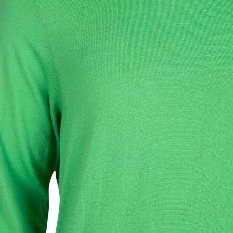 مملوكة مسبقًا Ralph Lauren Parrot Green Long Sleeve Sweater XL