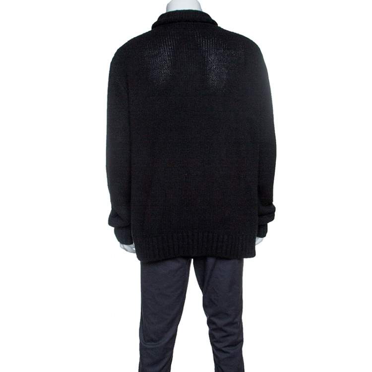 Pre Owned Ralph Lauren Black Cashmere Turtle Neck Long Sleeve Sweater XL