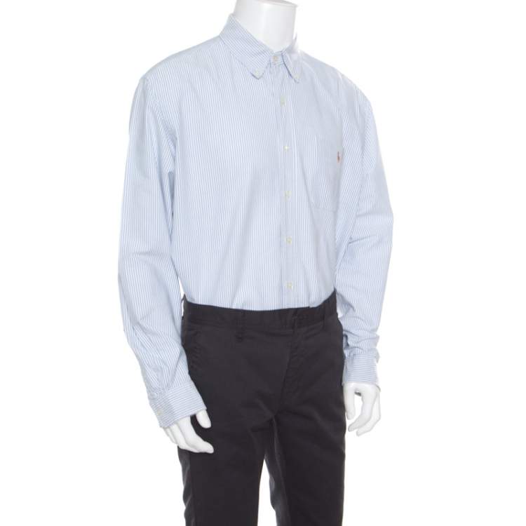 Striped Easy Care Cotton Shirt, Ralph Lauren