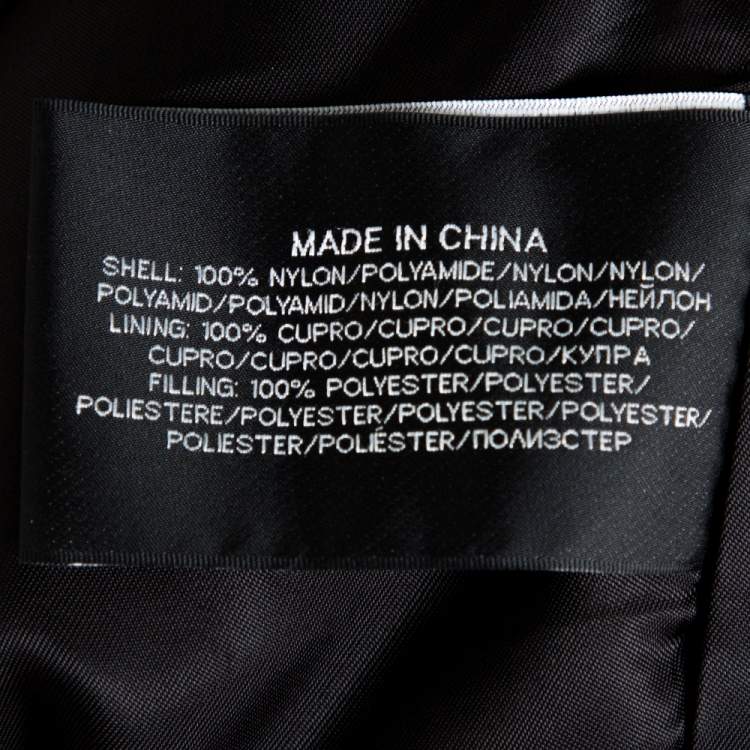 مملوكة مسبقًا Ralph Lauren Black Button Front Escape Jacket L