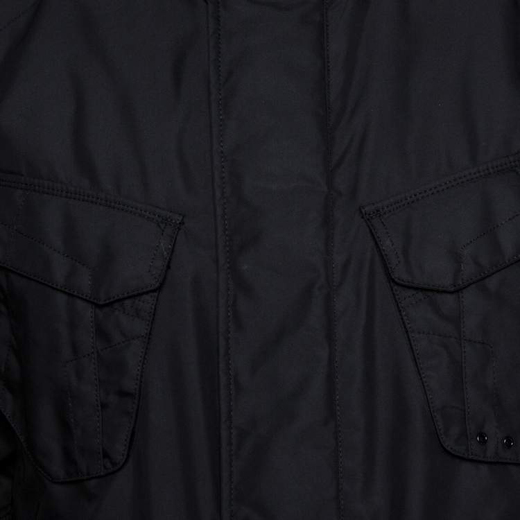 مملوكة مسبقًا Ralph Lauren Black Button Front Escape Jacket L