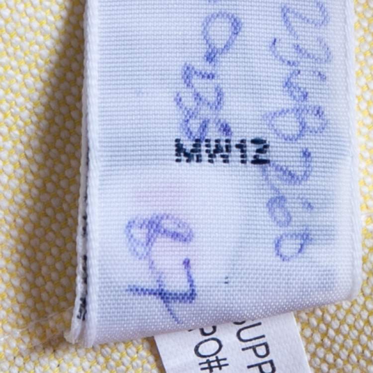 مملوكة مسبقًا Ralph Lauren Yellow Cotton Custom Fit Button Front Shirt XXL