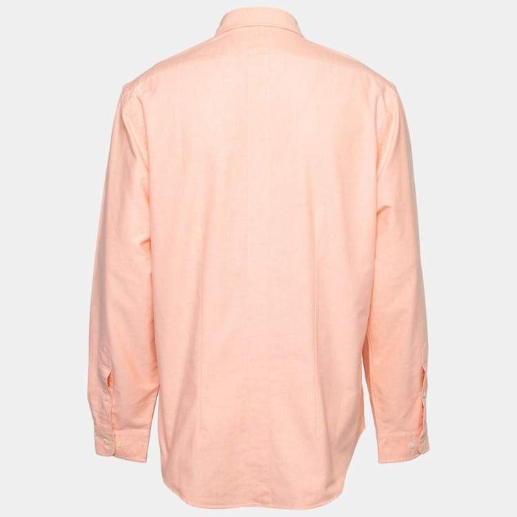 Ralph Lauren Peach Cotton Button Down Shirt XL Ralph Lauren