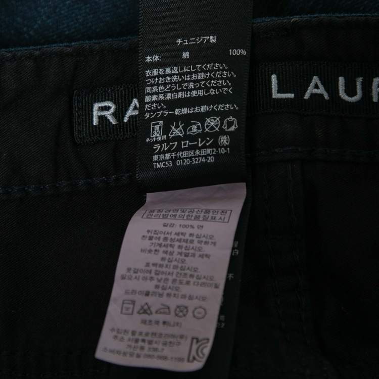 Pre Owned Ralph Lauren Blue Denim Slim Fit Jeans L Waist 34