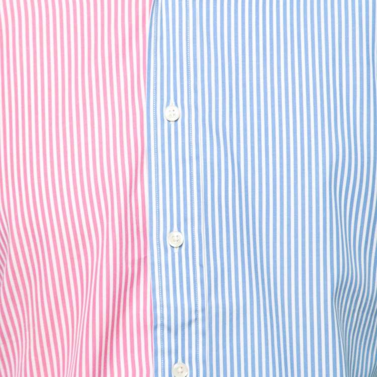 Pre Owned Ralph Lauren  Multicolor Striped Cotton Full Sleeve Shirt M