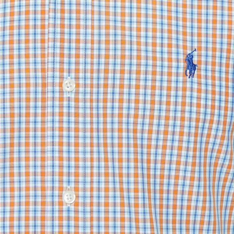 Pre Owned Polo by Ralph Lauren Multicolor Checkered Cotton Half Sleeve Shirt S