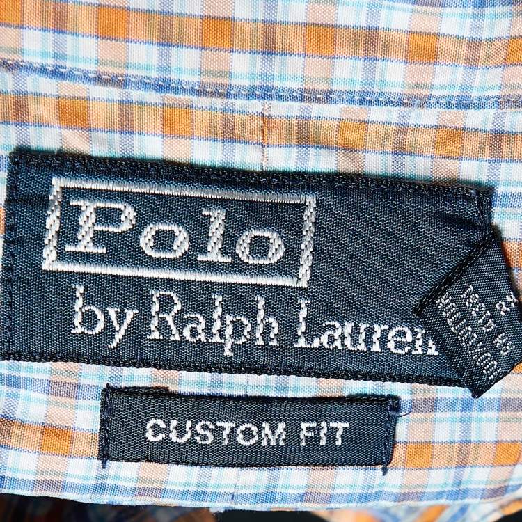 Pre Owned Polo by Ralph Lauren Multicolor Checkered Cotton Half Sleeve Shirt S