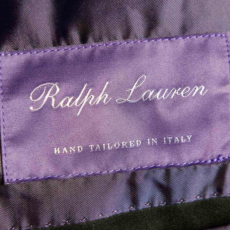مملوكة مسبقًا Ralph Lauren Black Velvet Double Breasted Blazer M