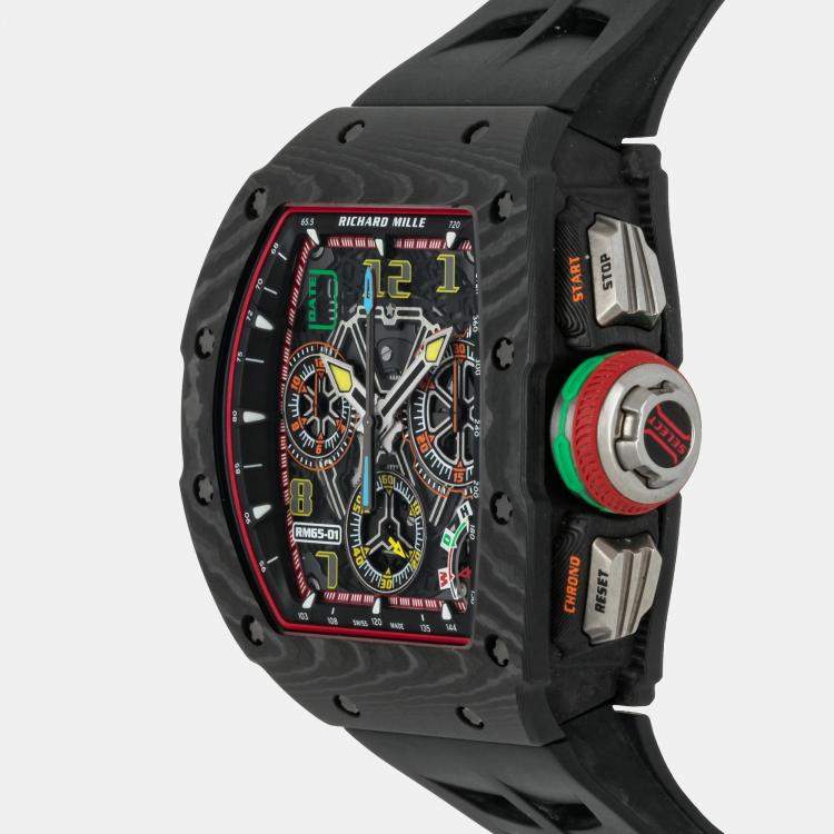 Pre Owned Pre-Owned Richard Mille RM65-01 Split Chronograph RM65-01 CA Automatic 50 mmx44 mm