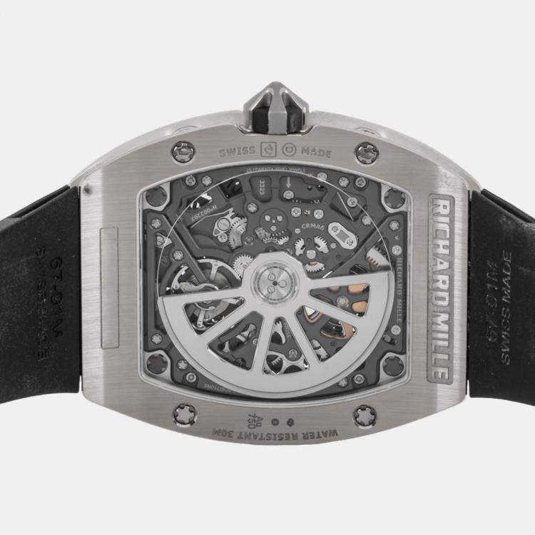Pre Owned Pre-Owned Richard Mille RM67-01 Extra Flat RM67-01 WG DIA Automatic 38 mmx47 mm