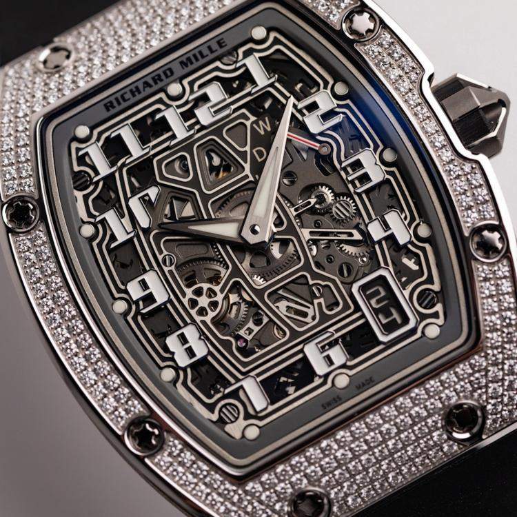 Pre Owned Pre-Owned Richard Mille RM67-01 Extra Flat RM67-01 WG DIA Automatic 38 mmx47 mm