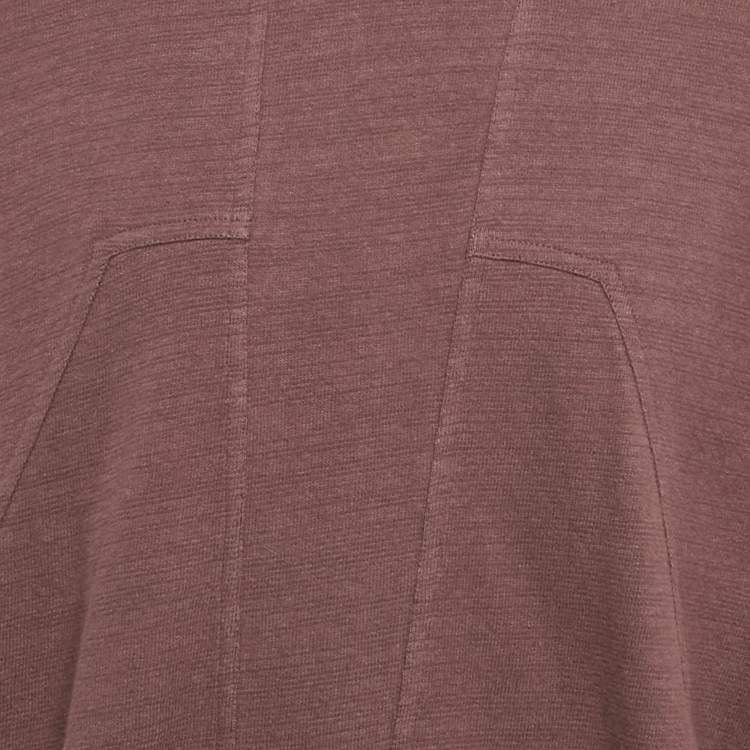 Pre Owned Rick Owens Purple Cotton Splintered Peter Sweatshirt S