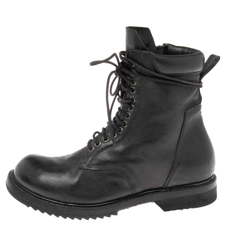 Rick owens leather boots online