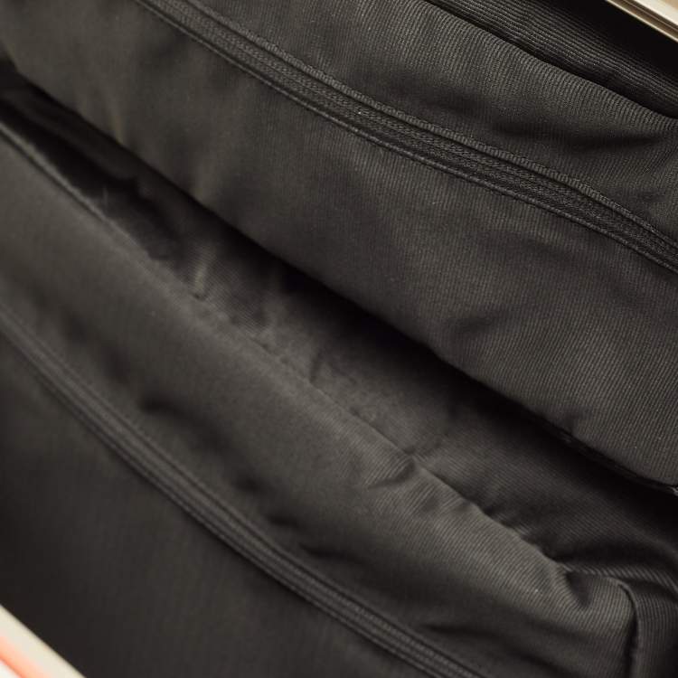 Pre Owned Rimowa x Adidas Metallic Beige Aluminium NMD Backpack