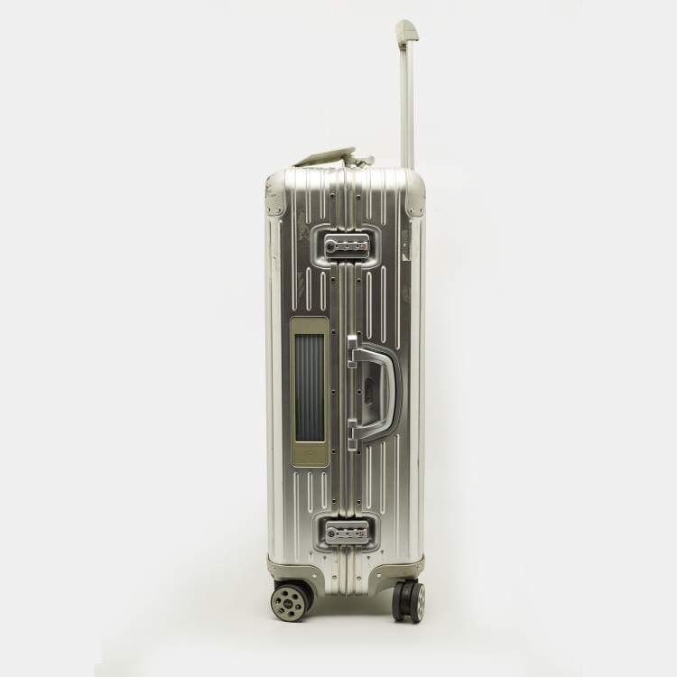 Pre Owned Rimowa Check-In L Silver Aluminium Luggage