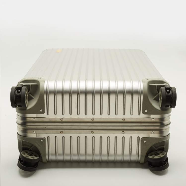 Pre Owned Rimowa Check-In L Silver Aluminium Luggage