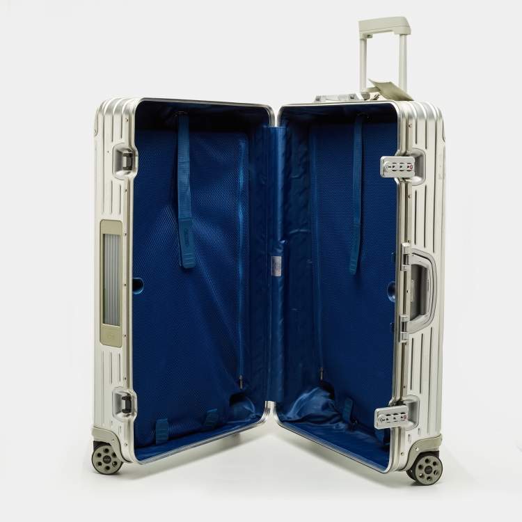 Pre Owned Rimowa Check-In L Silver Aluminium Luggage