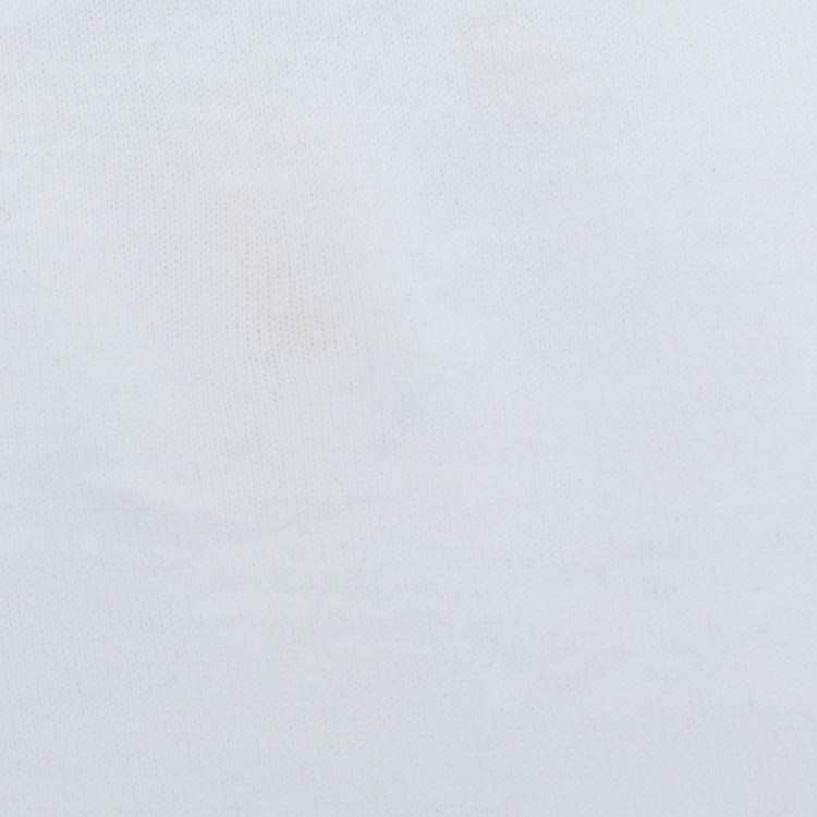 Pre Owned Robert Cavalli White Jersey Logo Print T-Shirt L