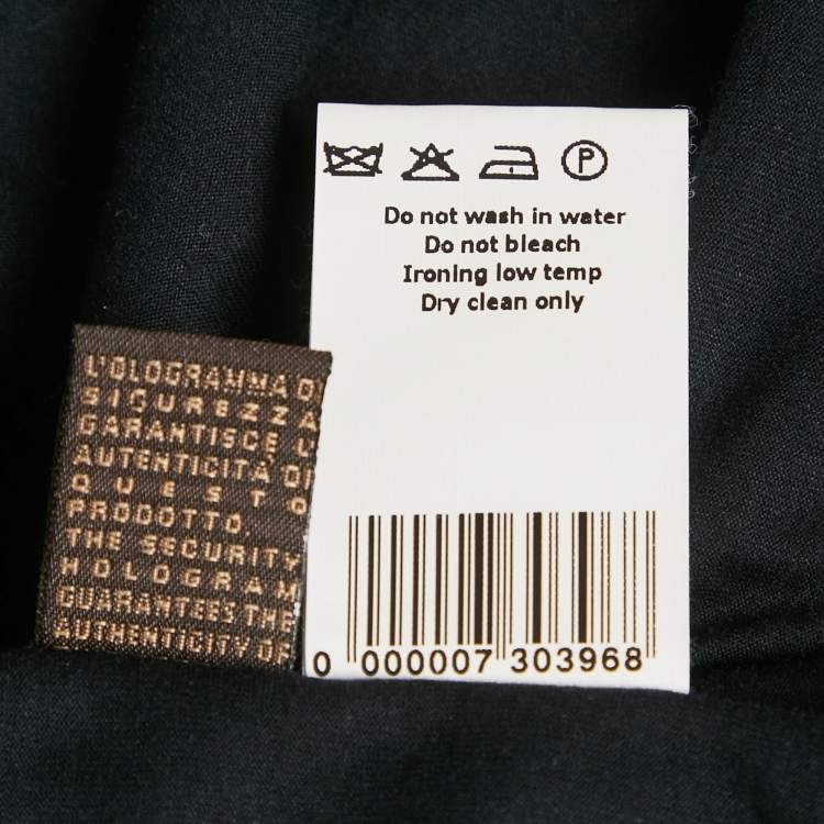 مملوكة مسبقًا Roberto Cavalli Grey Embroidered Jersey Layered T-Shirt M