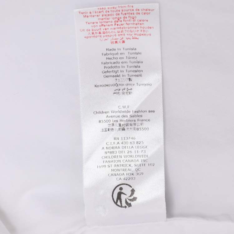 Pre Owned Roberto Cavalli White Cotton Button Front Shirt M