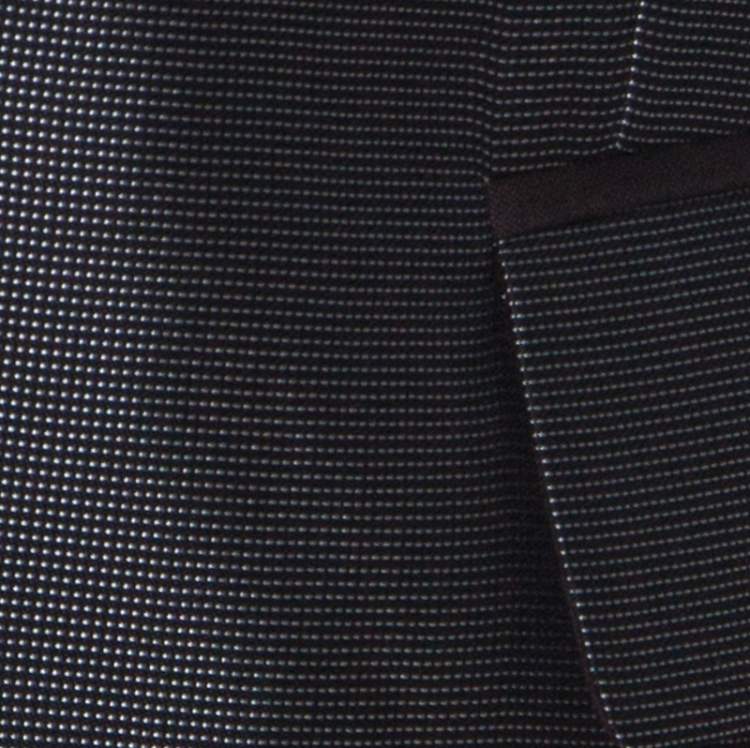 Pre Owned Roberto Cavalli Metallic Finish Wool Blend Contrast Lapel Blazer M 