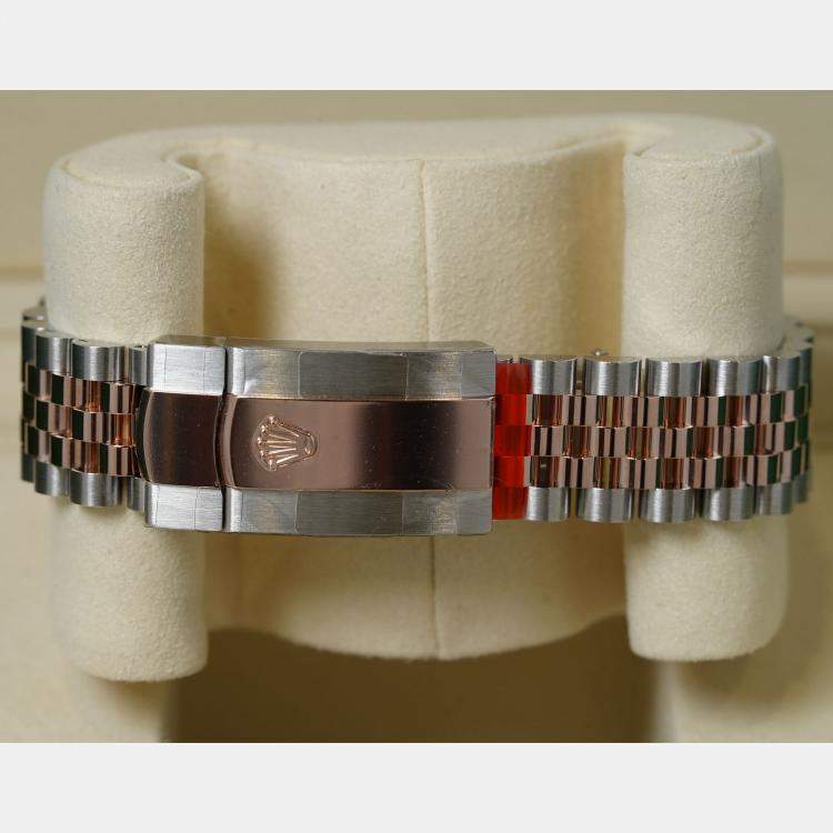 Pre Owned Rolex Datejust 126331-0010 Automatic Sundust 18K Rose Gold Stainless Steel Men’s Wristwatch 41 mm