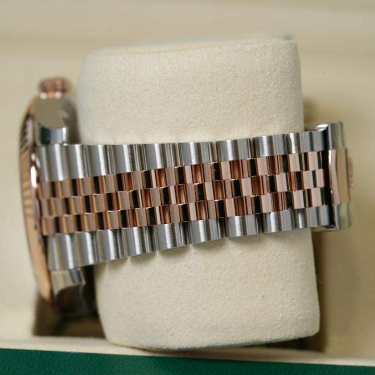 Pre Owned Rolex Datejust 126331-0010 Automatic Sundust 18K Rose Gold Stainless Steel Men’s Wristwatch 41 mm